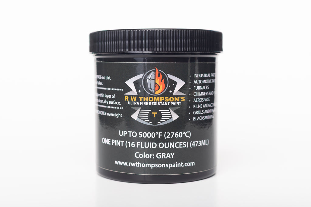 R W Thompson's Ultra Fire Resistant High Temperature Ceramic Paint
