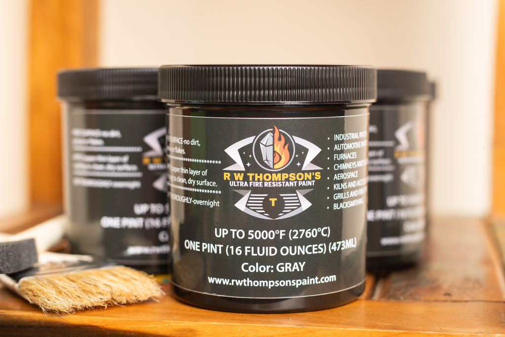 R W Thompson's Ultra Fire Resistant High Temperature Ceramic Paint