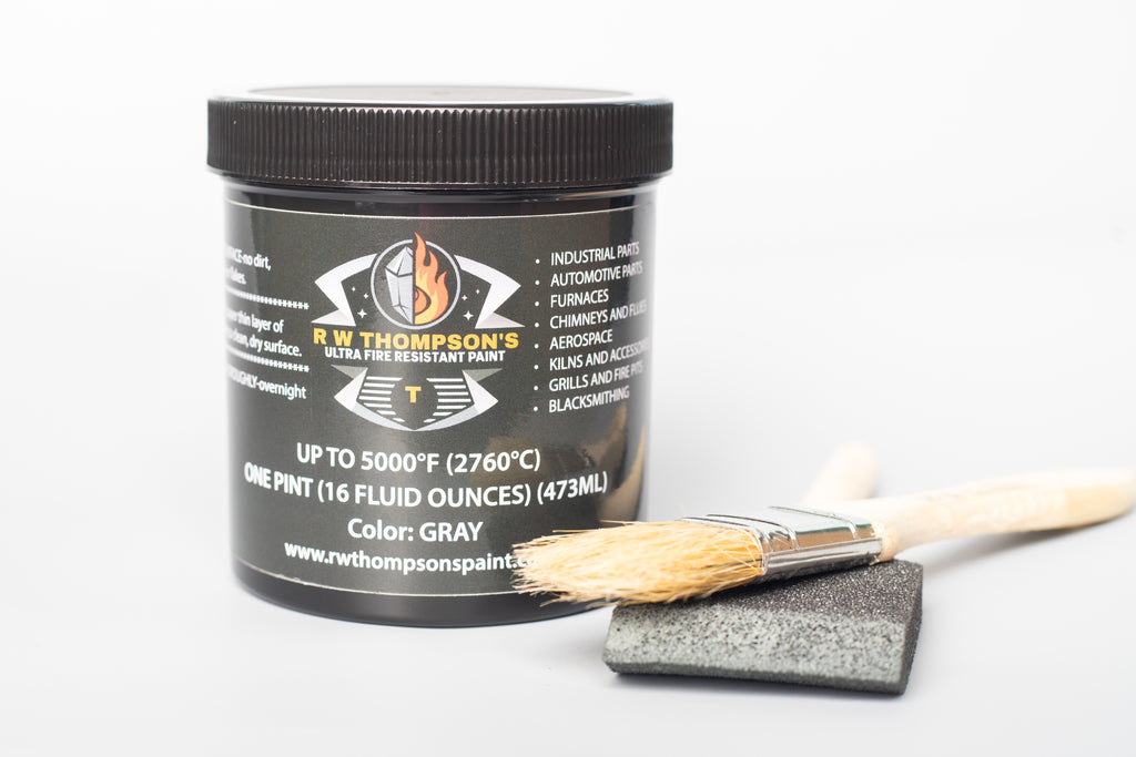 R W Thompson's Ultra Fire Resistant High Temperature Ceramic Paint