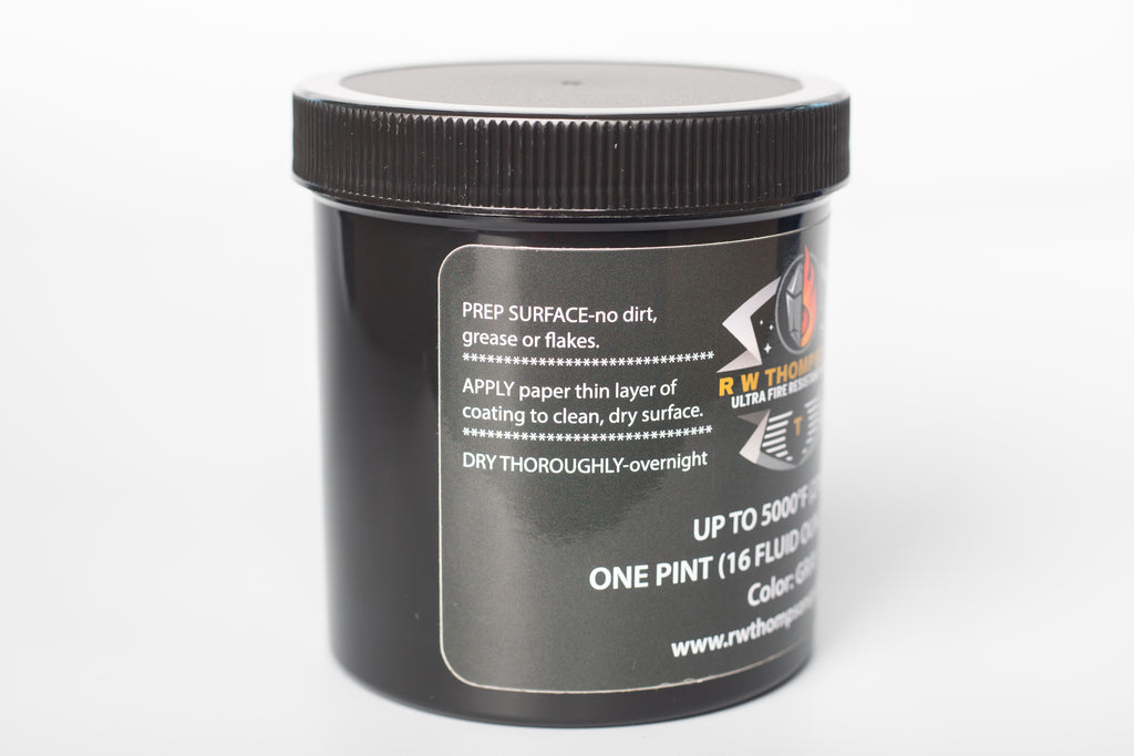R W Thompson's Ultra Fire Resistant High Temperature Ceramic Paint